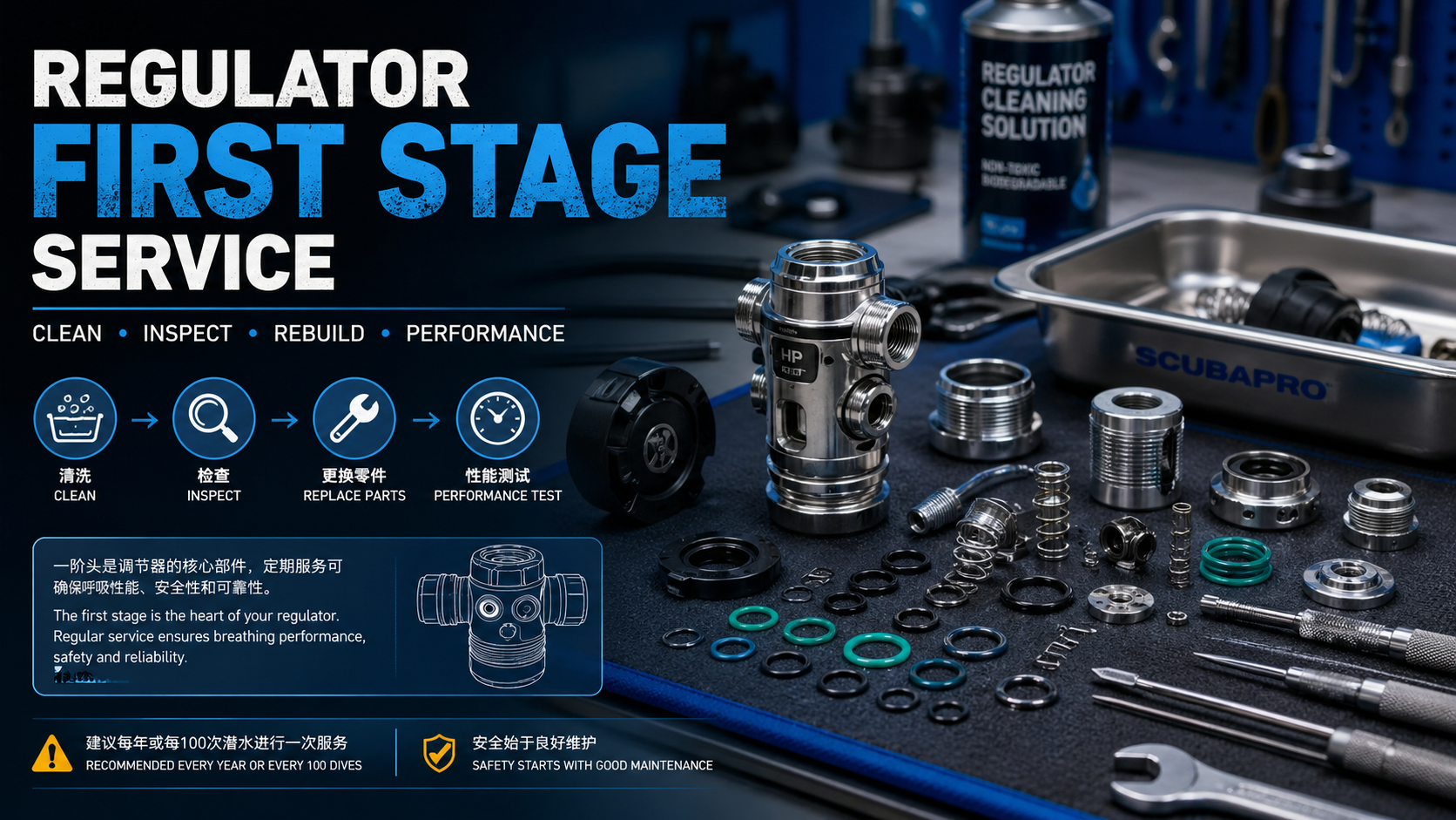 Regulator First Stage Service